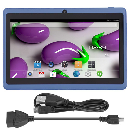 7in Tablet PC Quad Core CPU Eye Caring Kids Tablet with 8GB ROM Support WiFi Bluetooth Dual Camera for Android