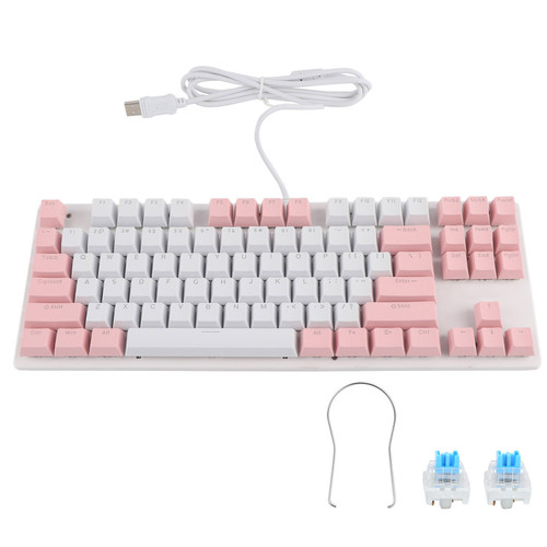 Keyboard Mechanical Gaming 87 Key Mixed Light Computer Supplies for Desktop Laptop 919 Style 2