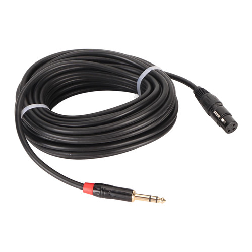 XLR Female to 1/4 Inch 6.35mm Cable Professional Microphone Cable for Recording Live Performance Home Theater 39.4ft
