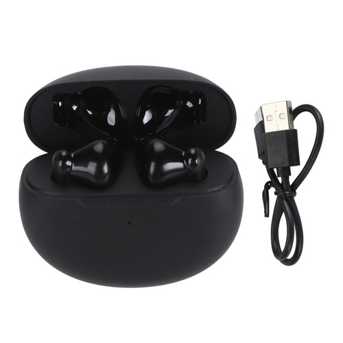 Language Translator Earbuds Multifunction HD Noise Reduction Bluetooth 5.1 144 Kinds Languages Real Time Translation Headphone Black