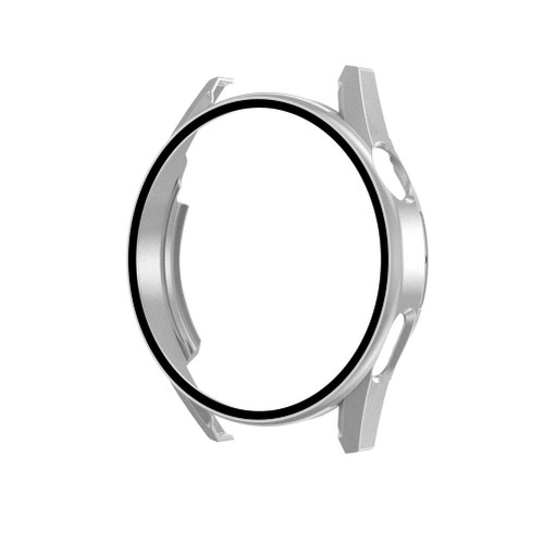 Smartwatch Full Cover Case with Tempered Glass Film Smartwatch Screen Protector Case for GT3 46mm Silver