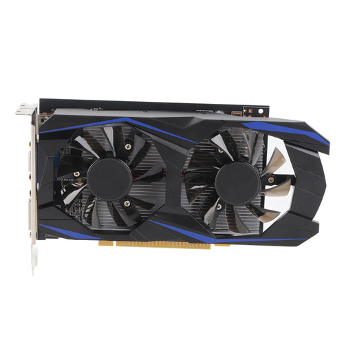 Graphics Card 128bit 4GB DDR5 700MHz Automatic Recognition Durable Computer Accessories for Dual Fan Desktop Computer