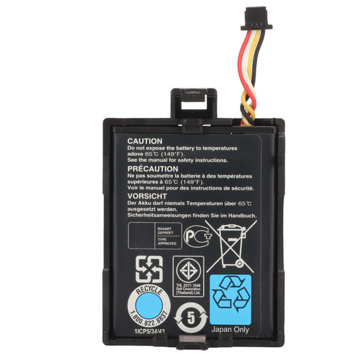 T40JJ 70K80 Battery 3.7V 1.8Wh 500mAh Widely Compatible Install and Use Raid Controller Battery for PERC H710 H710P H730