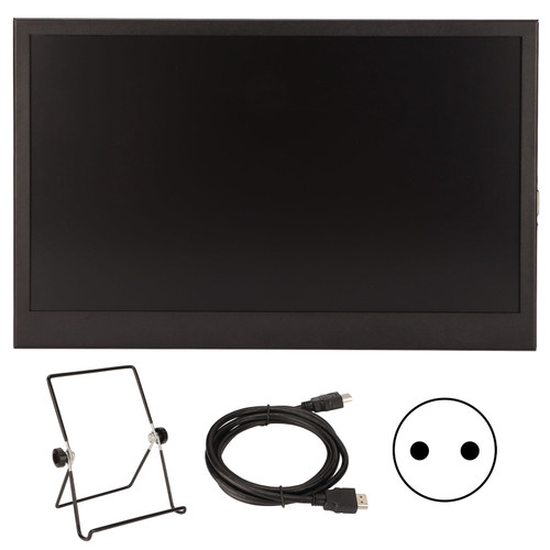Portable Monitor 11.6in 1366x768 Standard VGA HD Multimedia Interface External Mobile Screen 100‑240V EU Plug