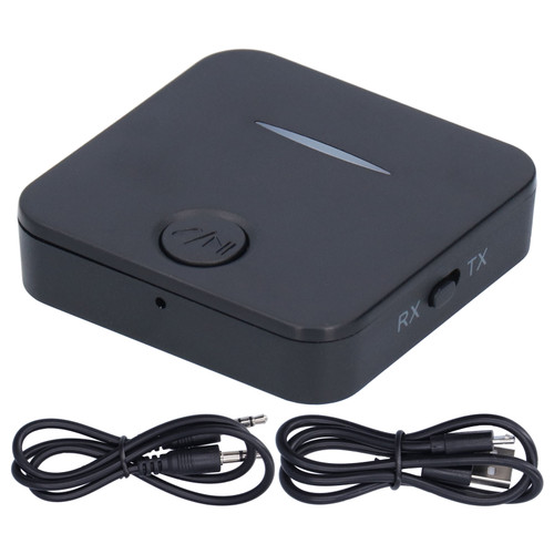 BT 5.0 Transmitter and Receiver Adjustable Fast Charging 2 in 1 Wireless BT Adapter