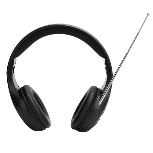 50‑108MHZ FM Teaching Headphone External Antenna with Battery Capacity Display FM Headset
