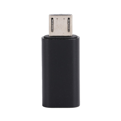 TypeC Adapter Converter Female to Micro Male Mobile Phone Data Line USB Charging(Black )