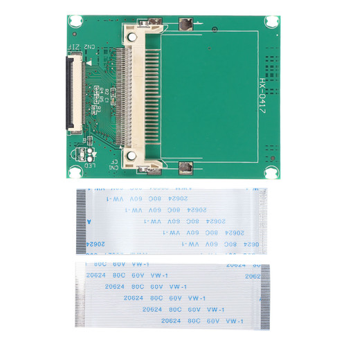 CF to ZIF/CE Adapter Card 50pin CF Memory Card to 1.8 Inch CE ZIF Hard Drive with Flat Cable