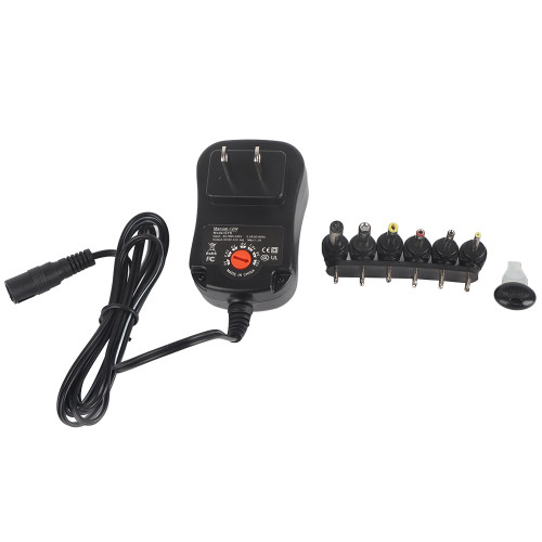 Universal 100‑240V To 3V/4.5V/5V/6V/7.5V/9V/12V 12W Adjustable AC/DC Charger Adapter Switching Power Supply