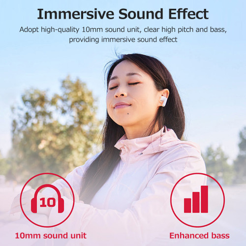 HyperX Cloud Buds True Wireless BT Gaming Headphones In-ear Earbuds 10mm Sound Unit Fast Pairing Sensitive Touch Control White