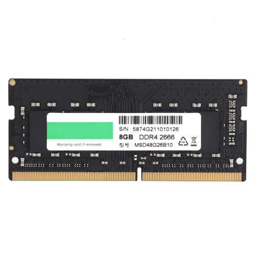 8GB Memory Module 2666MHz DDR4 High Speed Stable Antioxidant Efficient Laptop Memory for Intel for AMD
