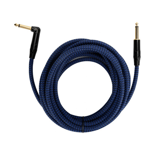 JORINDO 6M Audio Guitar Cable 6.35MM Electric Guitar Amp Cord Instrument Cable Gold Plated Head with Black ShellJD6218