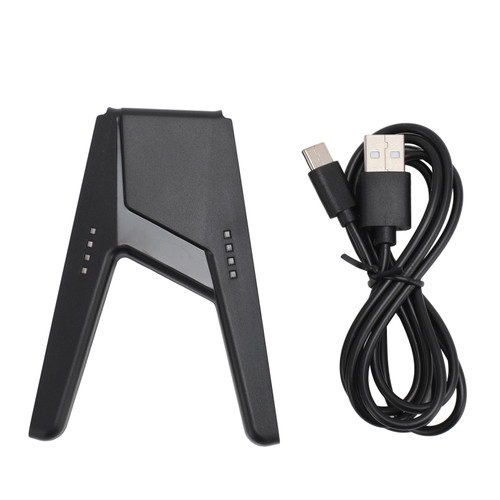 Charging Grip for Switch for Switch OLED Potable Charger Controller Comfort Handle Charge While Play with Type C Cable Black