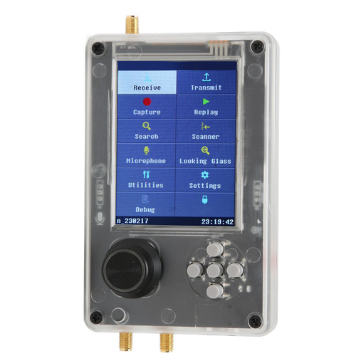 Software Defined Radio Kit 3.2 Inch TFT Screen 2000mAh Battery SDR Radio Receiver Assembled for Monitoring Ship Car Host