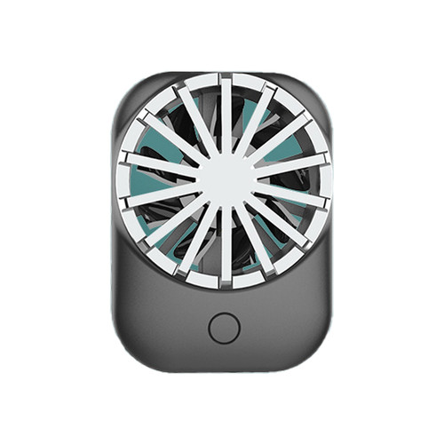 Mobile Phone Cooling Fan Game Cooler USB Wireless Back Clip Cooling Fan Phone Cool Heat Sink Wind Adjustable Black