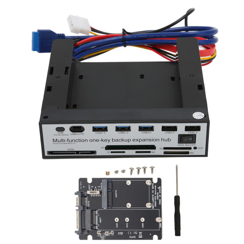Media Dashboard NGFF M.2 MSATA 16TB OTB One Click Backup Multifunctional Desktop Computer Media Front Panel