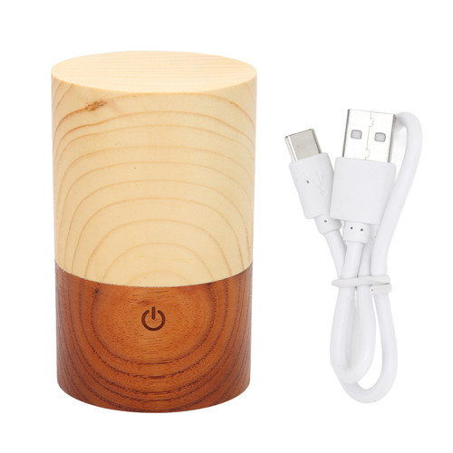 Nursery Night Light 3 Speed Adjustment Touch Switch Large Capacity Battery 2200K Warm Lighting Bedside Night Lamp
