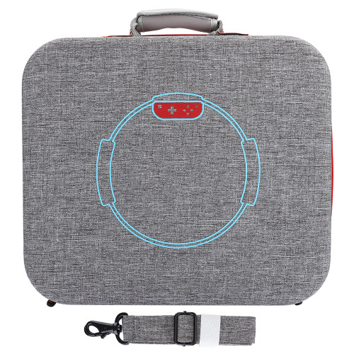 Portable EVA Multifunction Storage Shoulder Bag Hold Fitness Ring Base for Switch Host
