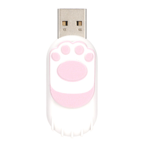 USB Flash Drive Cat Paw Shape Portable U Disk Large Storage Stick for Computer LaptopPink 32GB