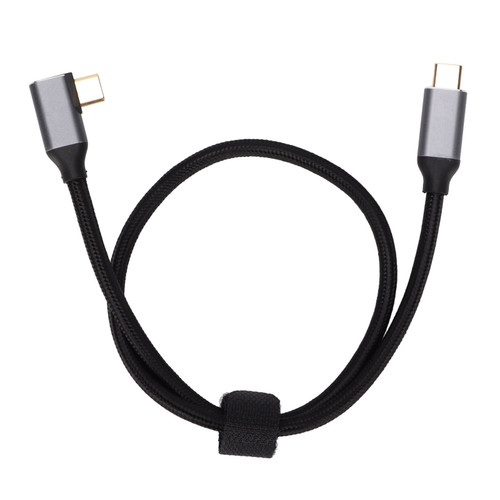 100W 4K Right Angle 5A Type C PD Cable for Xiaomi Phone 90 Degree 3.1 Type C Extension Cord