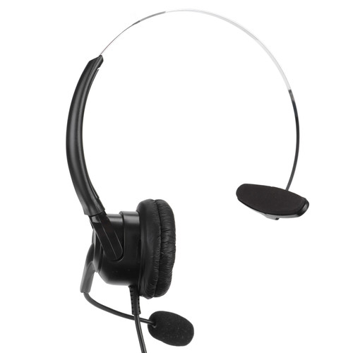 Telephone Headset RJ9 Earphone with 330° Adjustable Microphone for Home and Call Center Office Landline Phone
