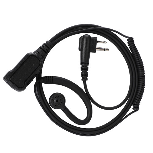M Head Ear Hook Type Earpiece Headset with PPT Button Fit for Motorola GP2000 GP2100