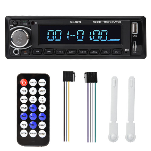 Bluetooth HD Car Radio MP3 Player Audio Radio Car Multimedia MP3-1089 FM/SD/TF