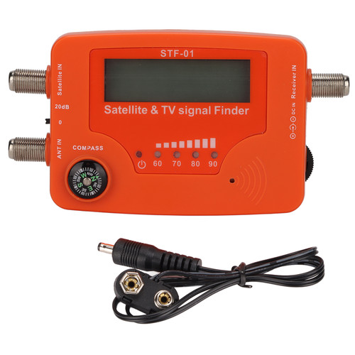 Satellite TV Signal Finder LCD Display Digital Satellite Signal Meter with Compass Buzzer Control