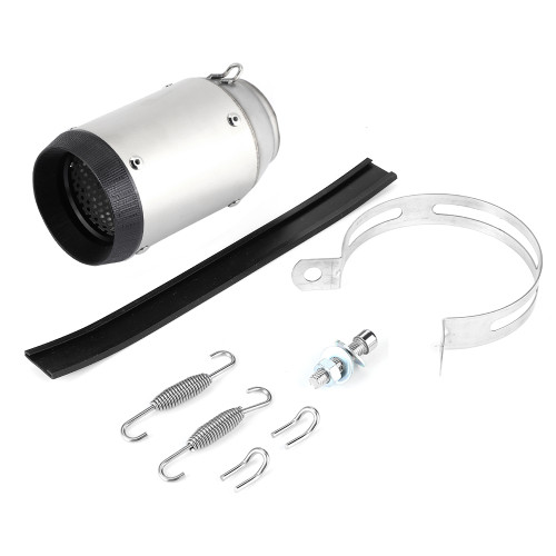 60mm/2.36in Universal Motorcycle Round Tail 

Exhaust Pipe Fit for Kawasaki Z900Z1000ninja250 400