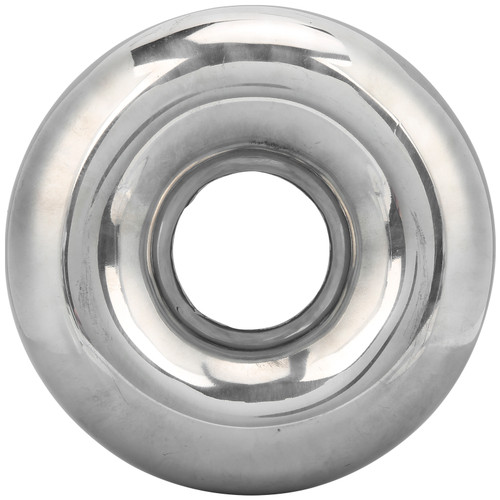 Car Exhaust Pipe Mandrel Bend 2.5in/63.5mm 360 Degree Donut Stainless Steel Polished Modification