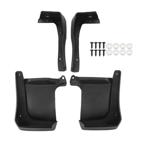 4pcs Car Fender Mudguard Mudflap Splash Guard with Hardwares Fit for Honda Accord 2013-2017