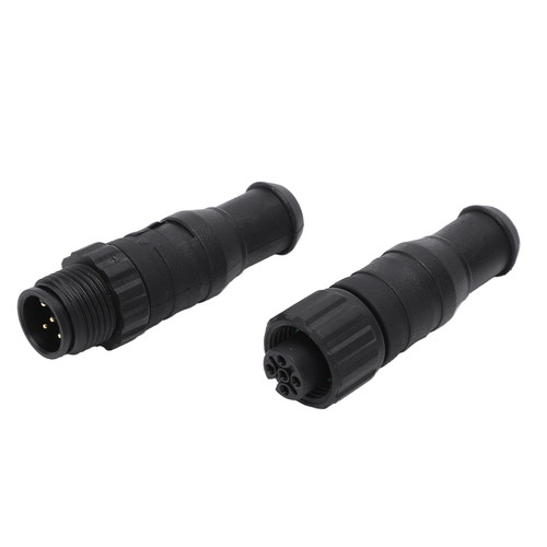 2PCS Marine for NMEA 2000 Terminators M12 Male Female 5 Pin IP67 Waterproof for Lowrance Networks