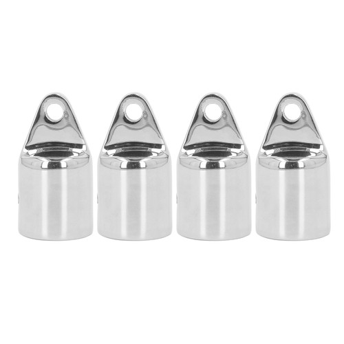 4PCS Sunshade Top Eye End Cap Stainless Steel Anti Corrosion Rustproof Boat Fittings for Yacht