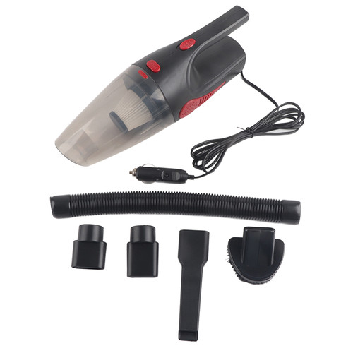 DC12V 120W Wired Car Portable Vacuum Cleaner Wet Dry Dust Catcher with Light