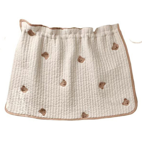 Car Side Window Curtain Slide Cute Pattern Cotton Thicken Suction Cups Curtains for Sunshade Type1