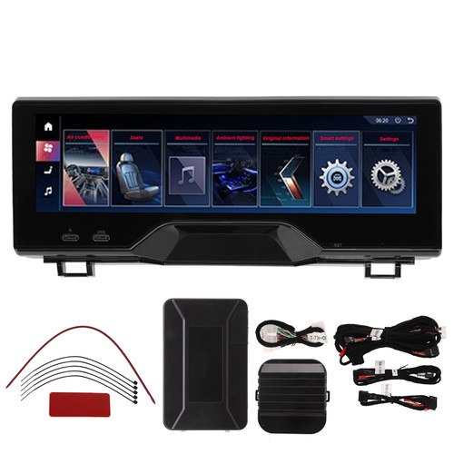 Rear Seat Entertainment System ABS Black Paint Car Rear Seat Video Monitor Replacement for IX3 2022