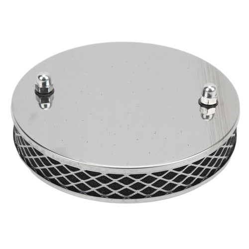 14x3cm High Flow Air Filter Chrome Metal Replacement for SU HS2 1¼ Inch Carburettor
