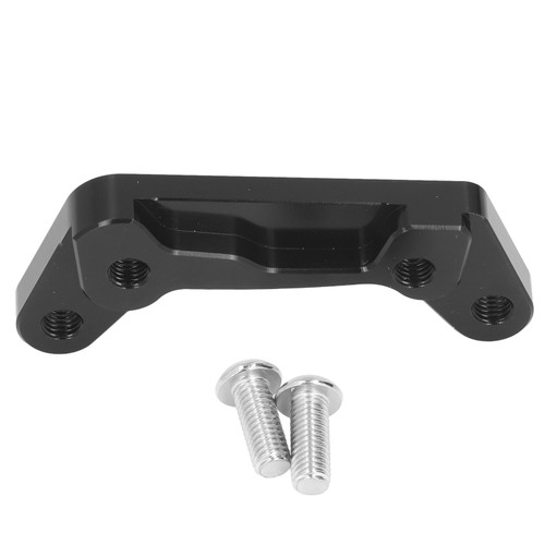 Motorcycle Rear Brake Caliper Adapter Aluminium with Screws Replacement for Vespa GTS GTV300Black