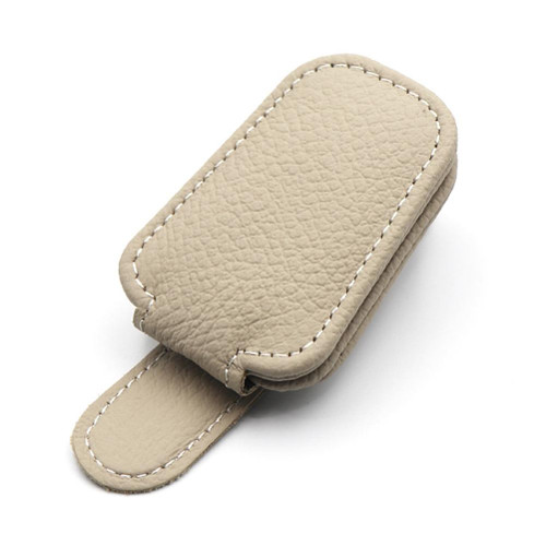 Sunglass Holder for Car Visor Magnet Leather Car Sunglasses Holder Visor Sunglasses Clip