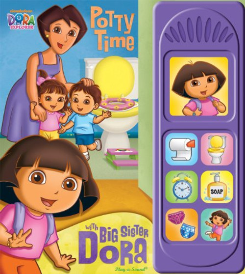 Nickelodeon Dora the Explorer: Potty Time with Big Sister Dora ( Bilingual Interactive Sound Book) (English and Spanish Edition)