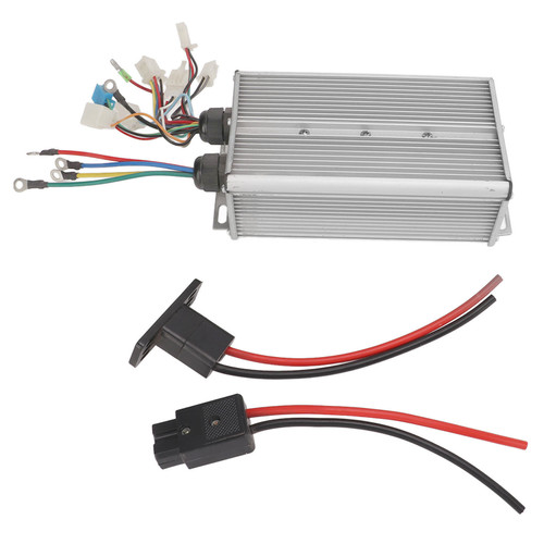 Brushless Motor Controller 48V to 60V 1500W Aluminum Alloy for Electric Bicycle Scooter