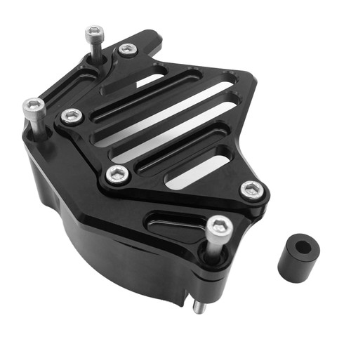 Sprocket Guard Cover Aluminium Alloy Strong Strength Smooth Chain Protector Replacement for Z900RS 2018‑2021