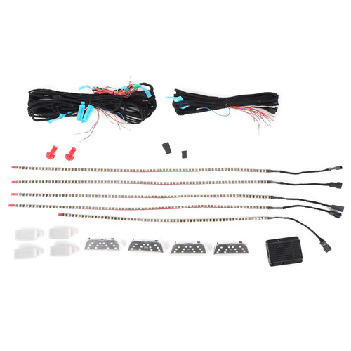 Car LED Ambient Lamp Set Interior 3 Color Light Strip Fit for Porsche Macan 2014‑2020