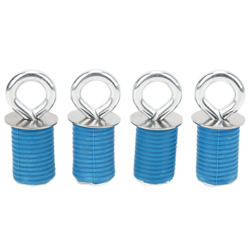4pcs 1in ATV Anchor Kit Rubber Stainless Steel Twist Lock Tie Down Tool Replacement for Polaris Sportsman