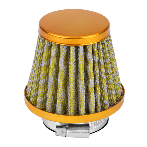 38mm Air Filter Intake Induction Kit for Off road Motorcycle ATV Quad Dirt Pit Bike Gold
