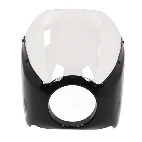 Motorcycle 7in Headlight Windshield Fairing Aerodynamic Part Universal Modification for Cafe Racers