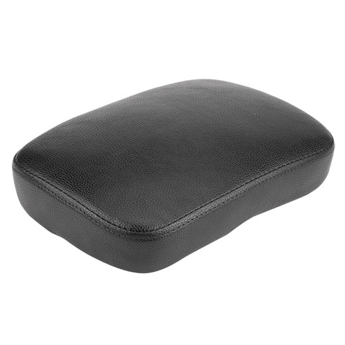 Motorcycle Black 6 Suction Cup Rear Pillion Passenger Seat for Bobber Chopper