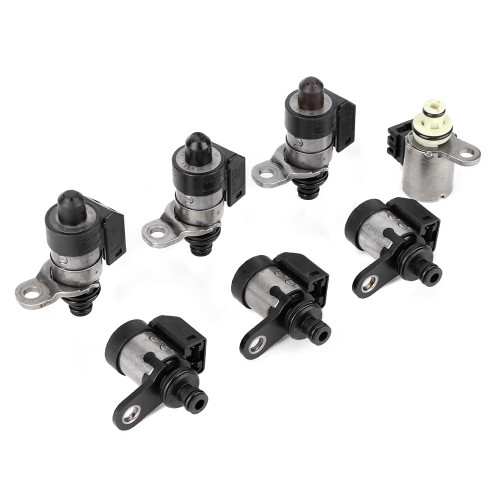 7Pcs/Set Transmission Solenoid Valve Fit for INFINITI CX35 2007-On 5 SP R/AWD 3.5L RE5R05A