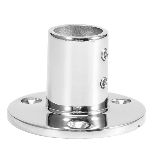 90 Degree Round Tube Base Hand Rail Fitting 316 Stainless Steel Marine Boat Hardwares22mm/0.9in