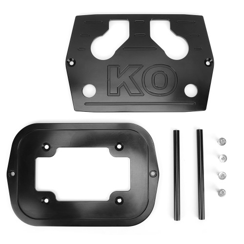 Aluminum Alloy Battery Tray Mounting Bracket Car Modiifed AccessoryBlack